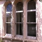 arched double glazed windows