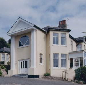 uPVC sash window installation