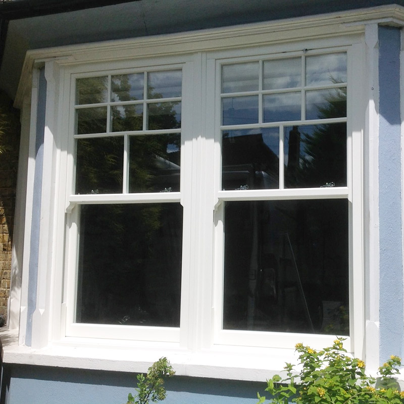 uPVC Sash Window Ultimate Rose