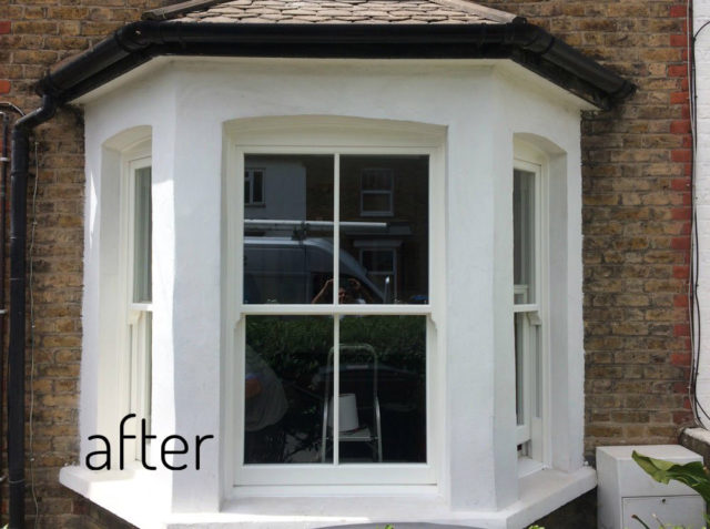 sash windows after renovation