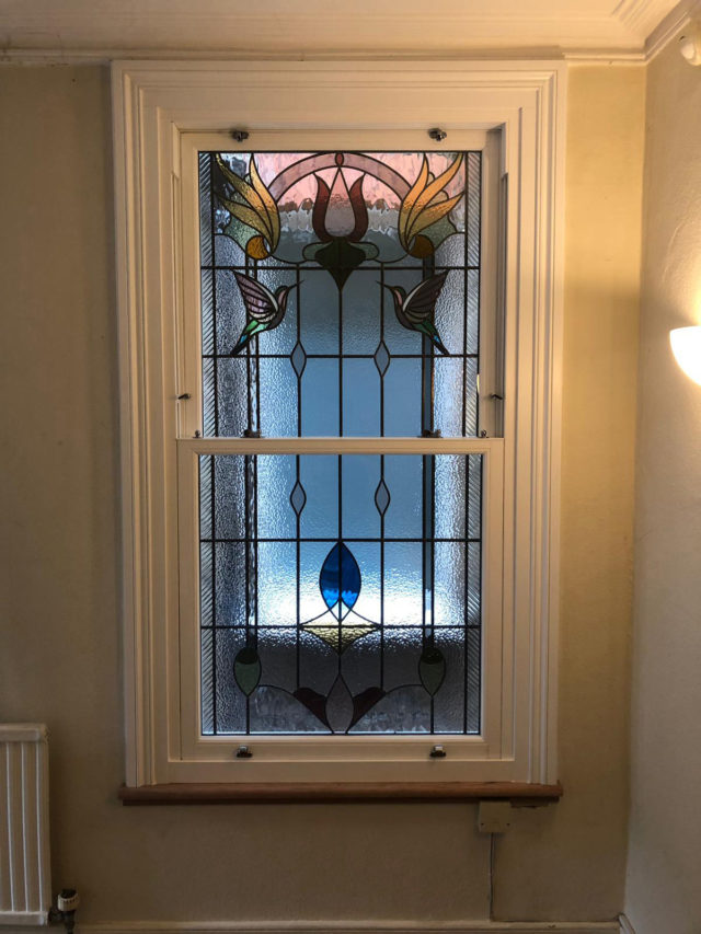 bespoke stained glass sash windows