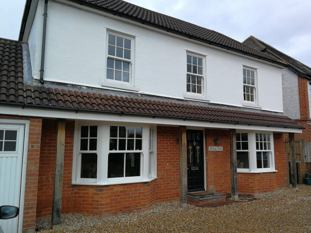 heritage rose bay sash windows