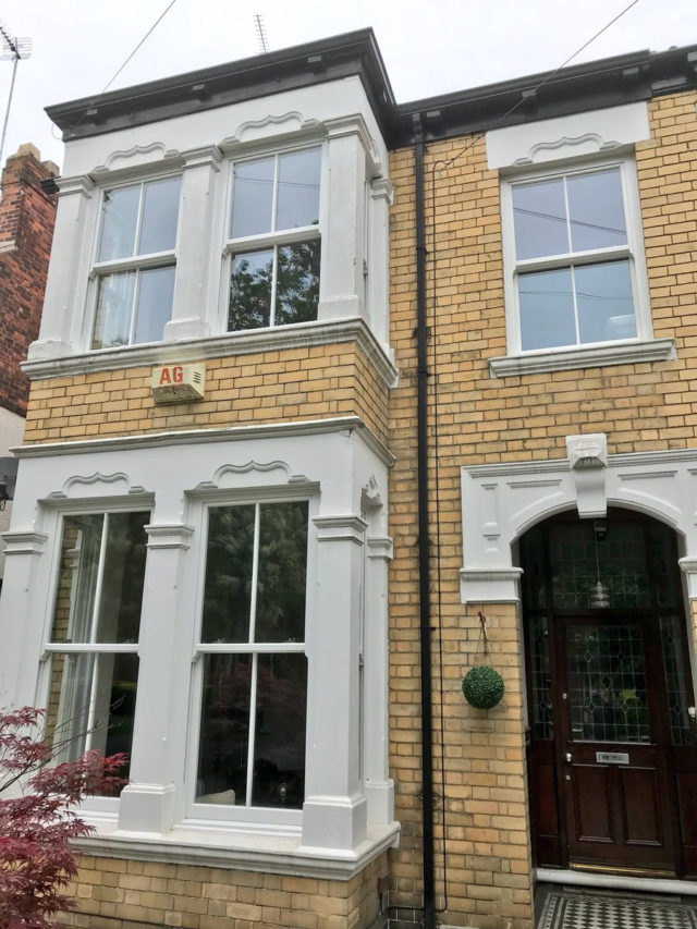 double bay rose sash windows