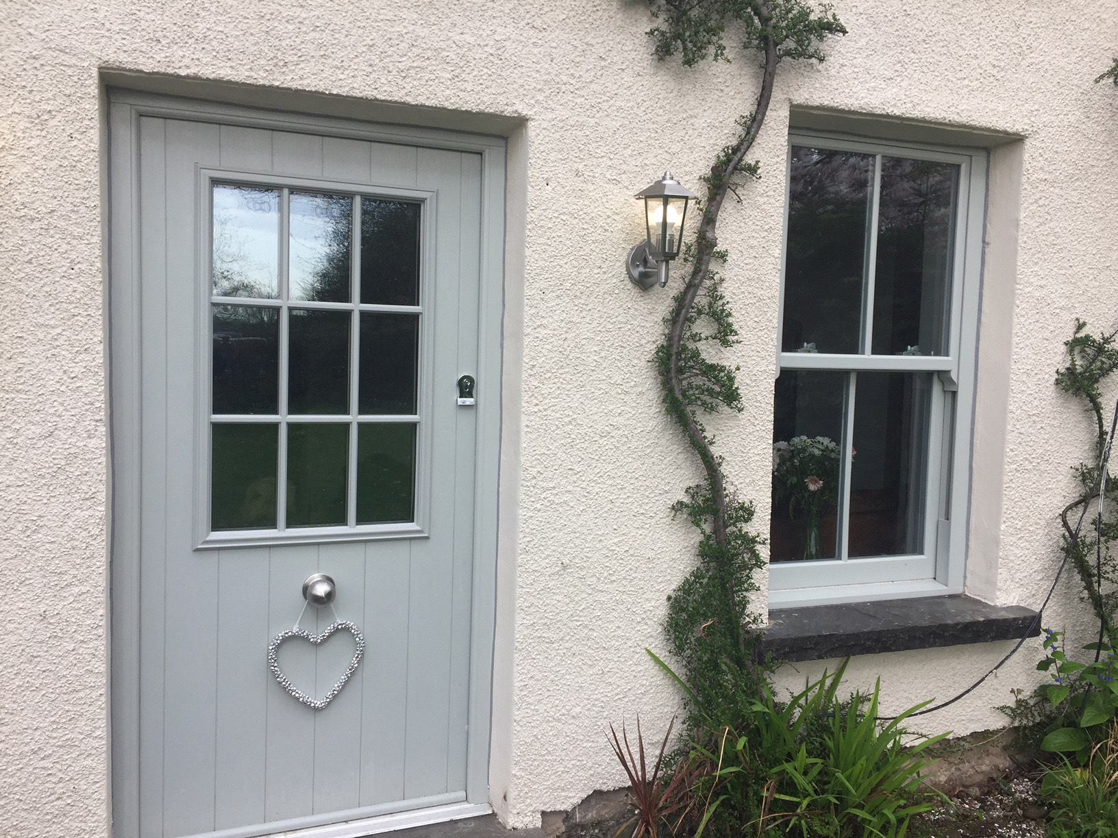 green cottage sash windows