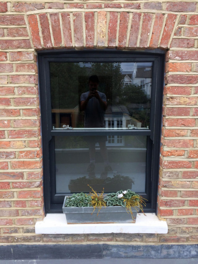 ultimate rose black upvc window