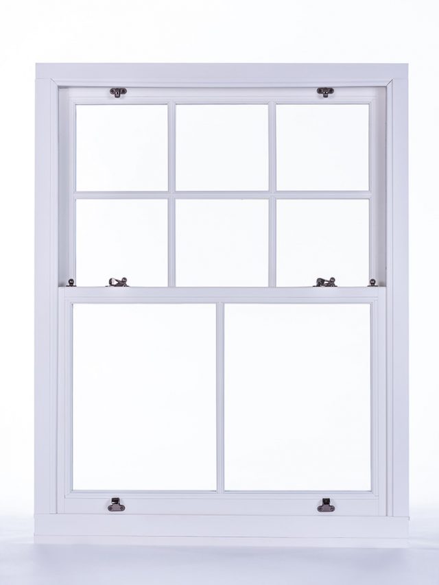 chalk white upvc sash windows