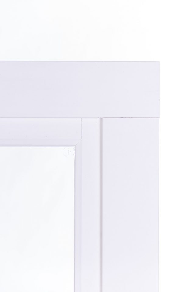 chalk white sash window features