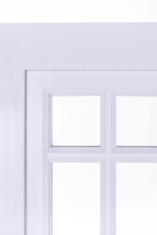 Heritage Rose sash window for installation