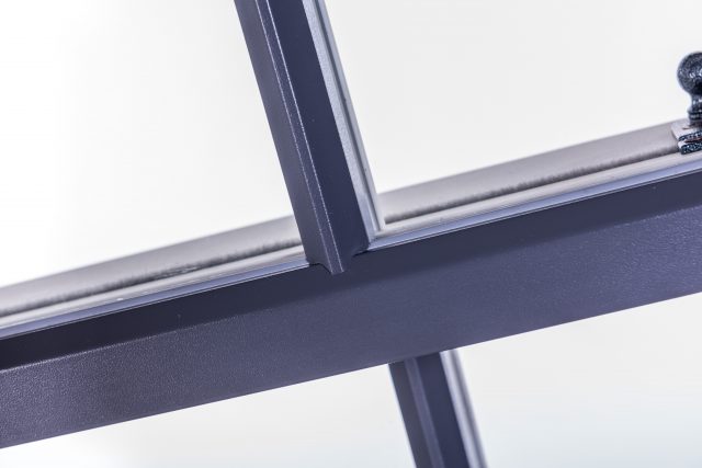 black sash windows and astragal bars