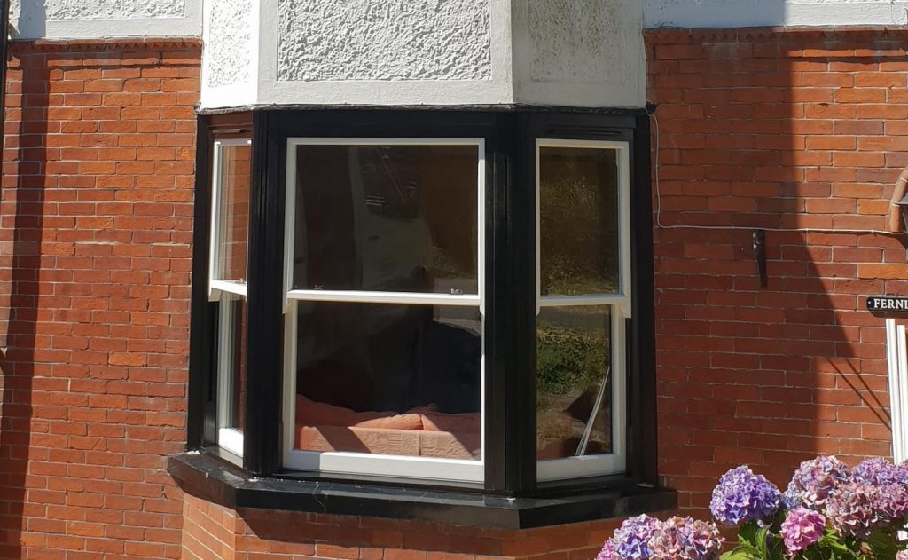 black upvc windows near me